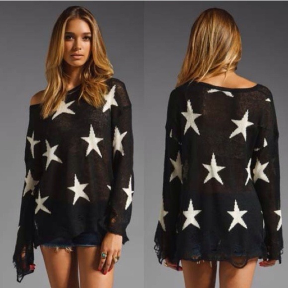 Torn Star Sweater - Picture 1 of 4